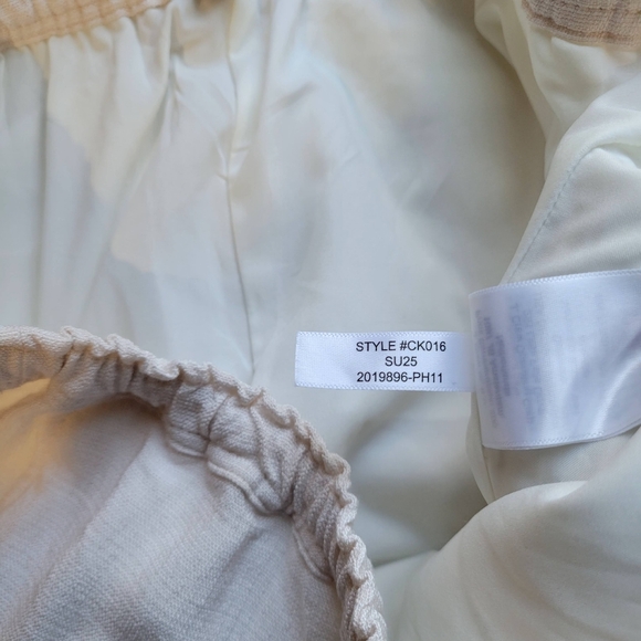 J. Crew Stratus side-stripe pant in luster canvas Size S Ivory Red $198 CK016 - Picture 9 of 10